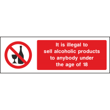 It Is Illegal To Sell Alcoholic Products - Landscape